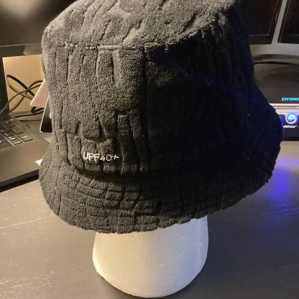 Kids Jordan Fuel Up Cool‎ Down Terrycloth Bucket Hat Black/white NWT